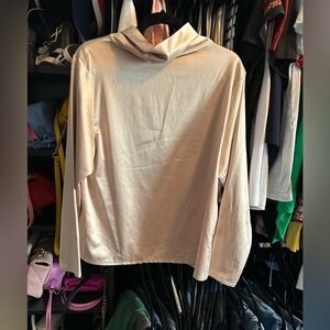Zara silk turtleneck top